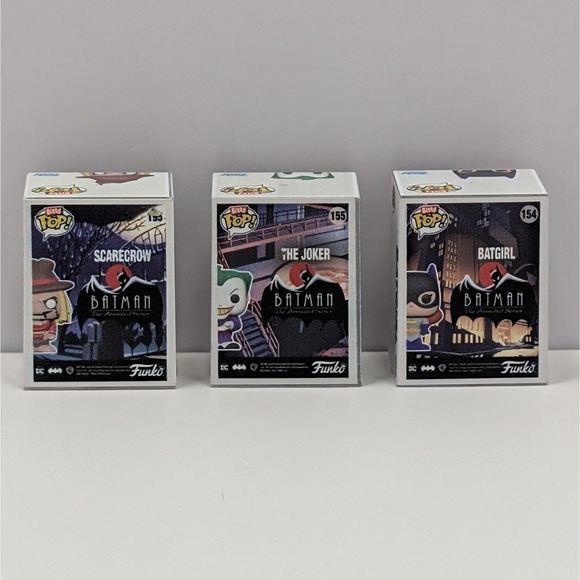 Funko DC Comics Bitty Pop! Scarecrow #195 Joker #155 Batgirl #154 - Picture 2 of 6